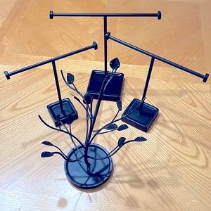 Four piece jewelry organizer set perfect for earrings, necklaces, and bracelets